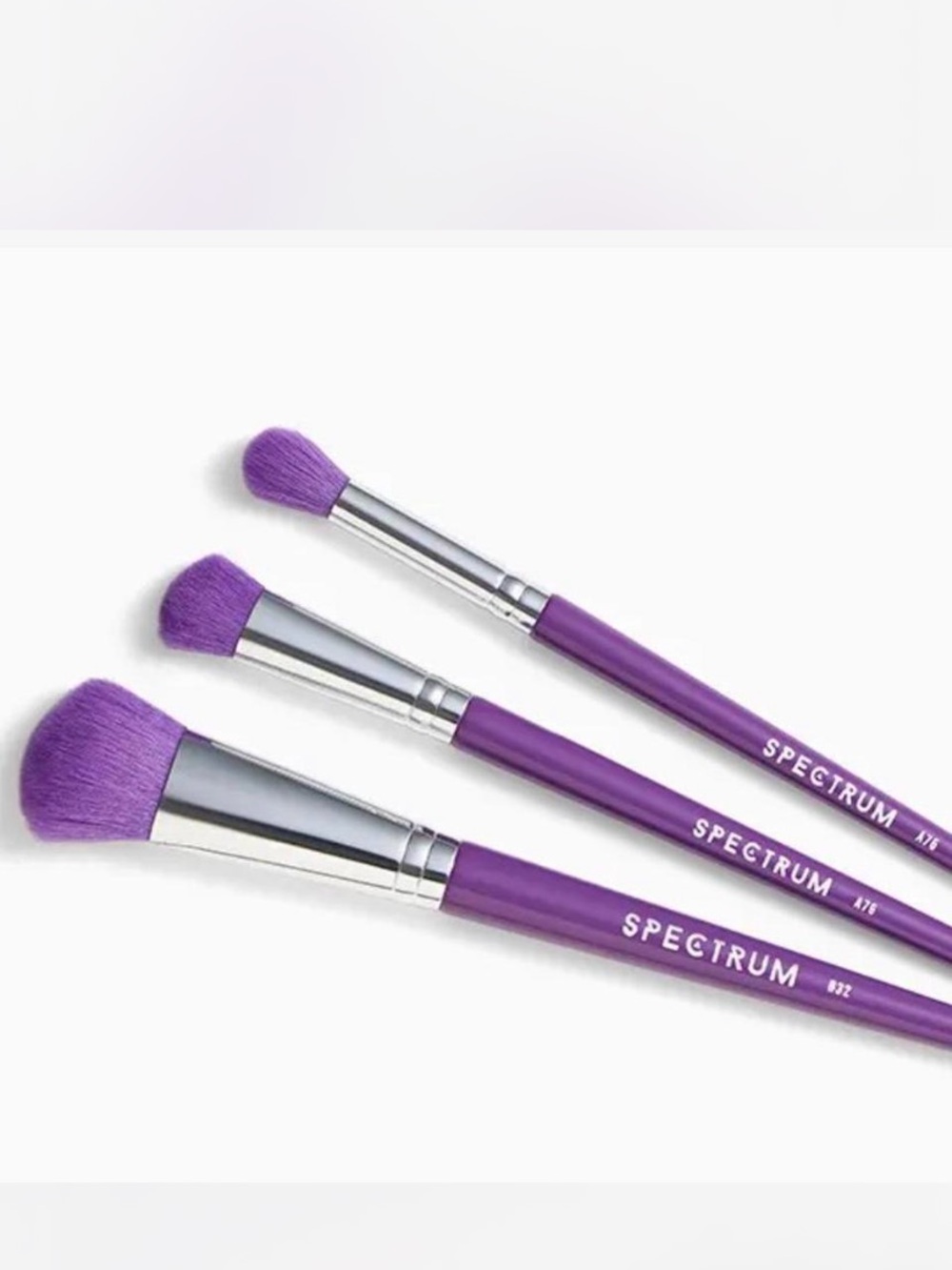 Spectrum 3-Piece Makeup Brush Set - - Picture 2 of 4